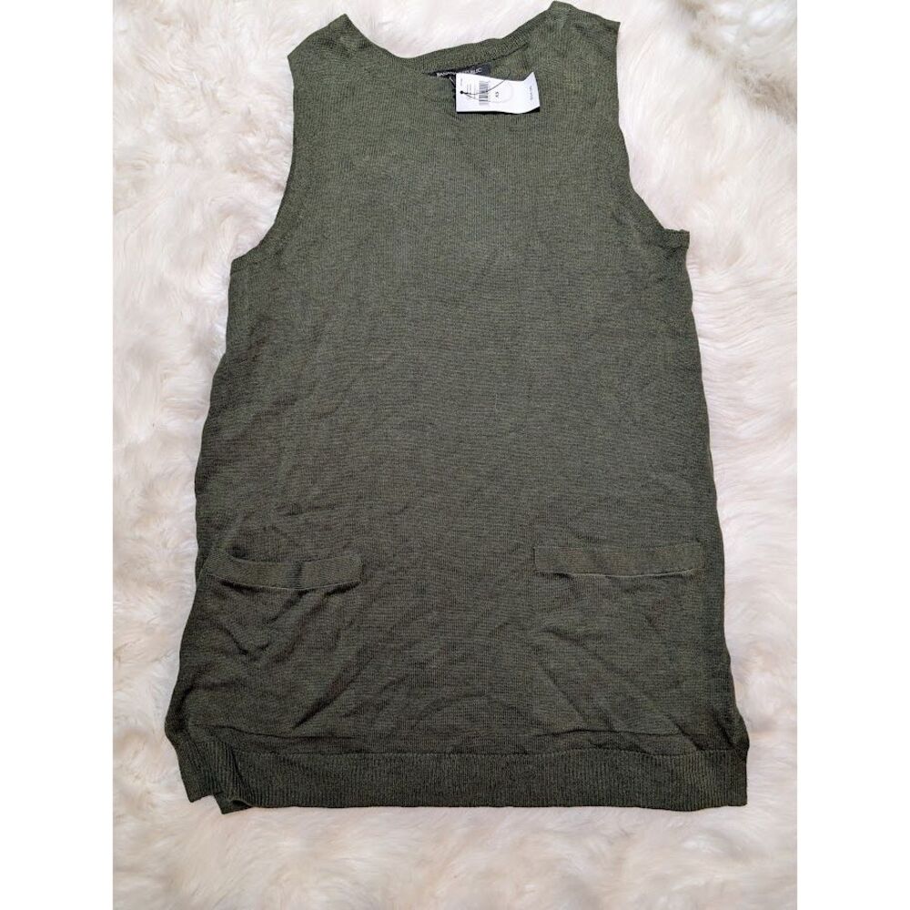 Women's Banana‎ Republic Factory Sleeveless Top Olive Green Sz XS